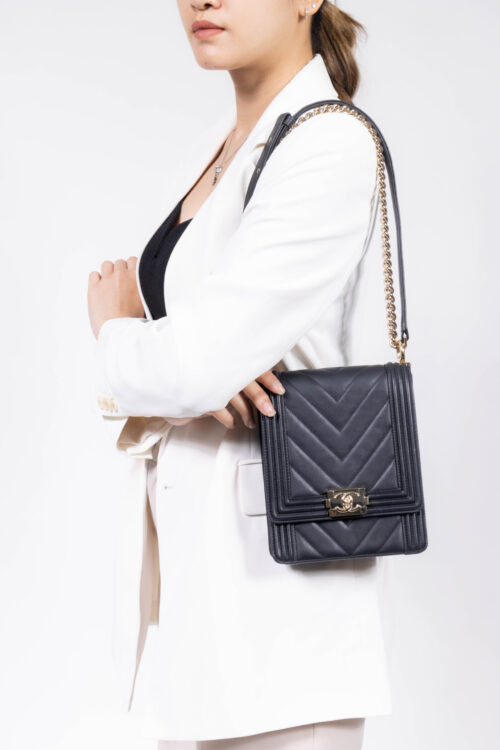 CHANEL  BOY North South Bag - Image 5