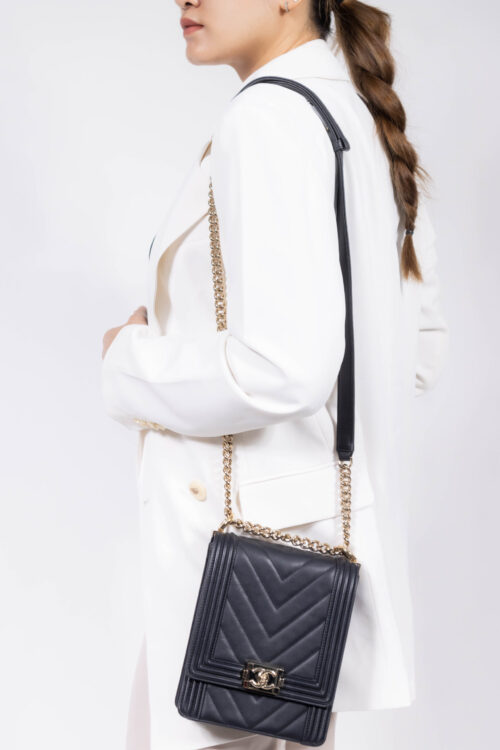 CHANEL  BOY North South Bag - Image 3