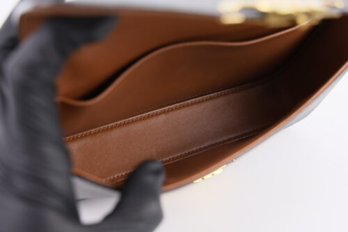 CELINE Chain Shoulder Bag Claude In Triomphe Canvas - Image 2